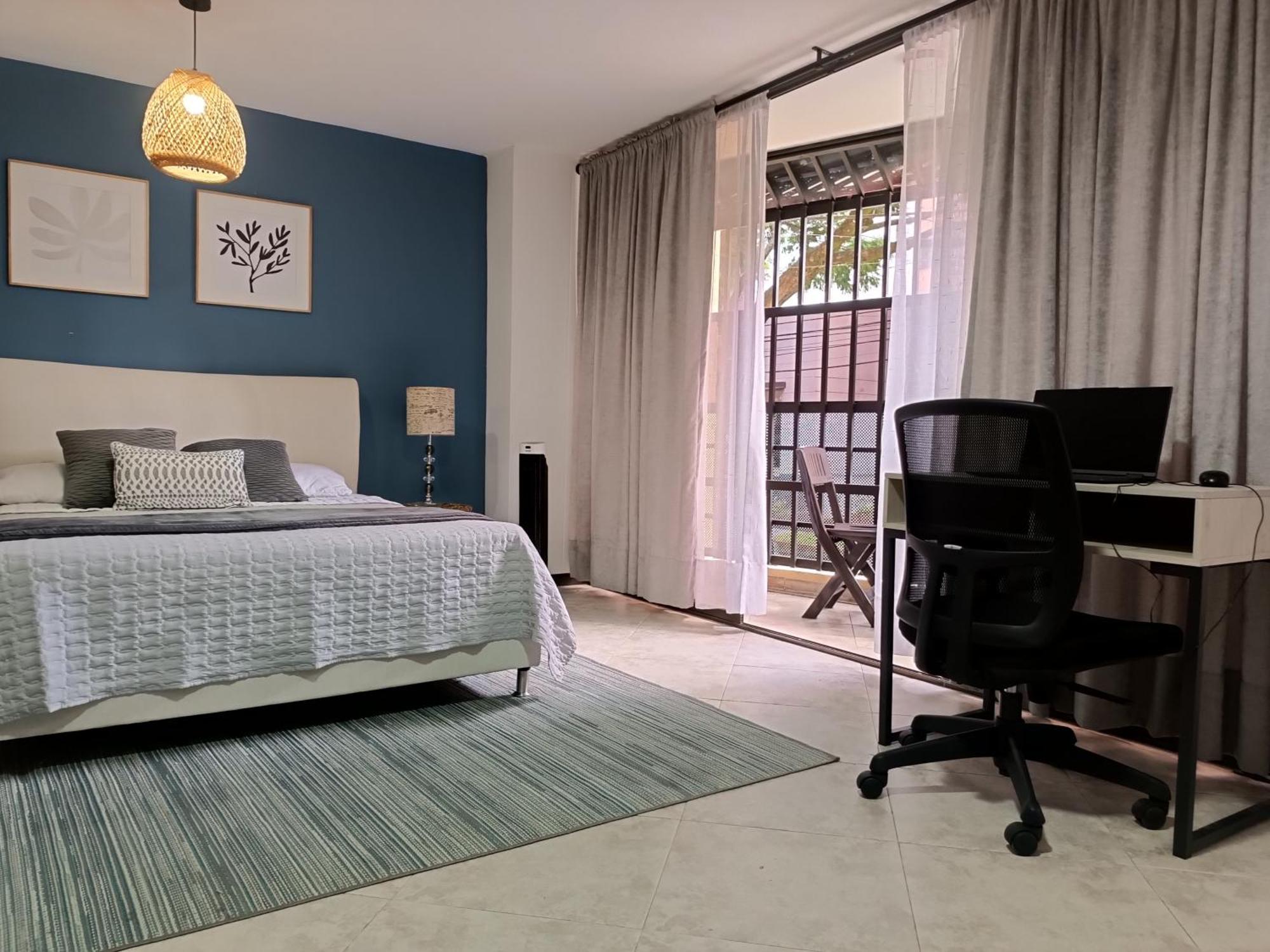 Апартаменты Acogedor Apartaestudio Ubicado En Laureles Медельин Экстерьер фото